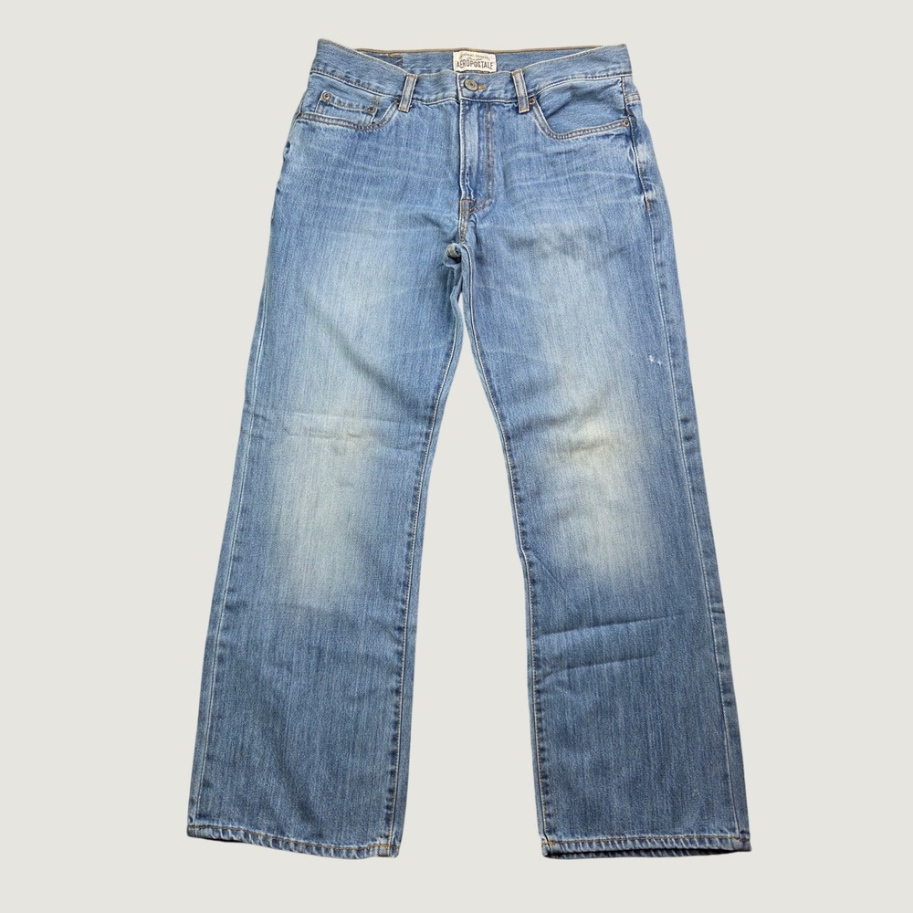 Aeropostale Benton Bootcut Jeans Mens 32x30 Blue Y2K Denim 100% Cotton 5109AF11